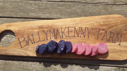 Ballymakenny Farm produce Specialty potatoes, as well as Long Stem Broccoli. Specialty Potatoes include Violetta, Pink Fir Apple, Red Emmalie, Mayan Rose, Mayan Twilight and Mayan Gold.