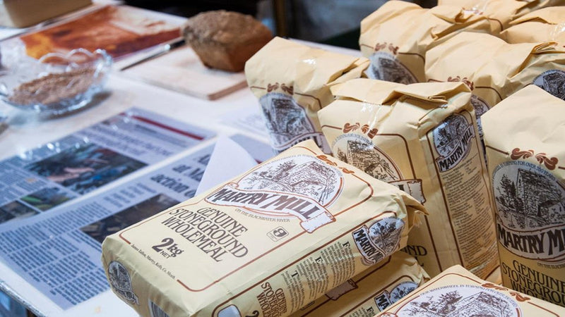Martry Mill is a family-run watermill on the River Blackwater. It has been operated by the Tallon family since 1859. Producers of Stoneground Wholemeal Flour.