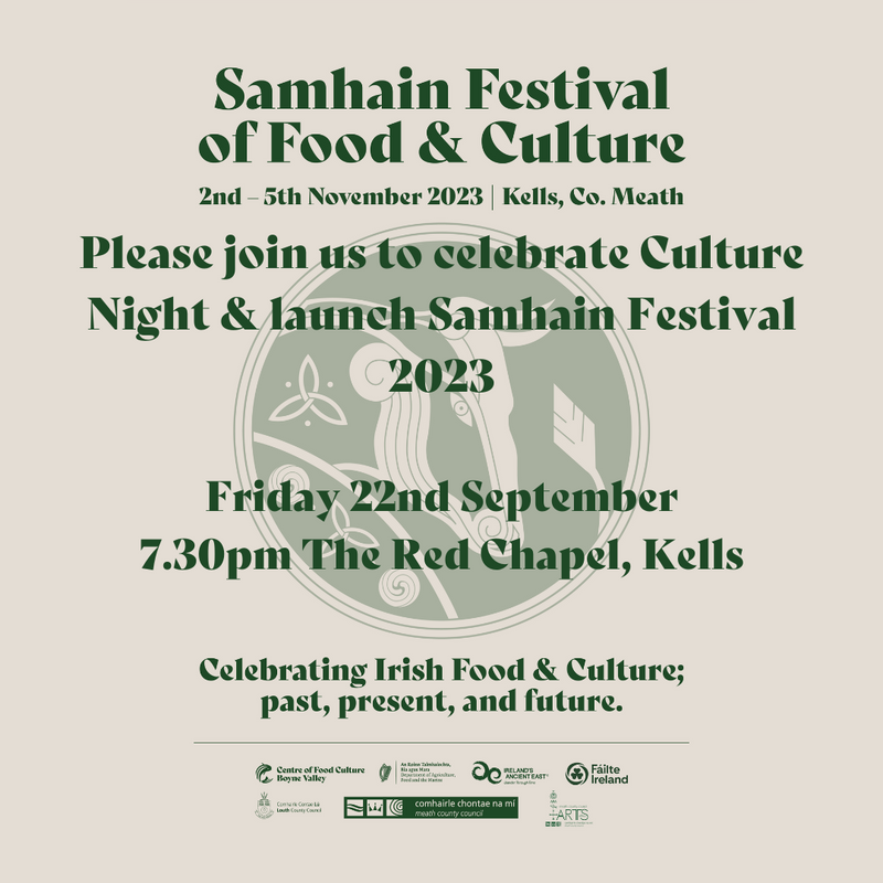 Culture Night & Samhain Festival Launch 22nd September